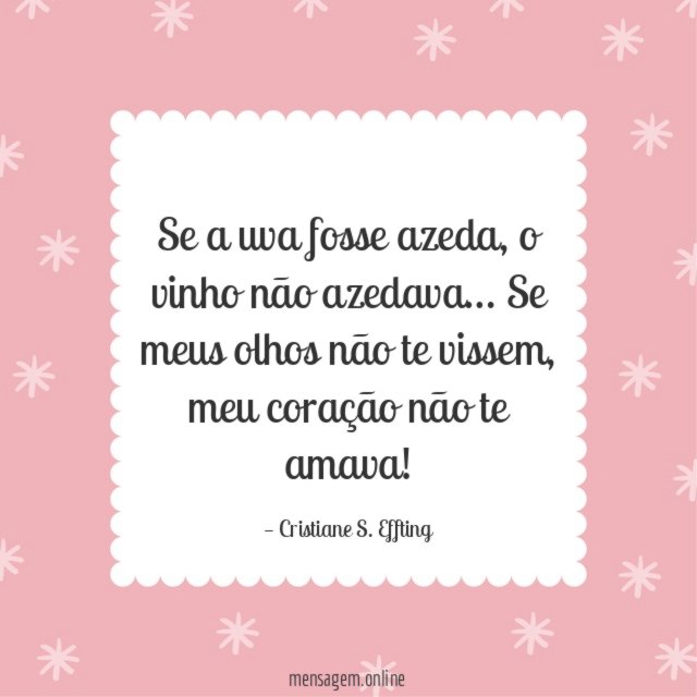 Se a uva fosse azeda