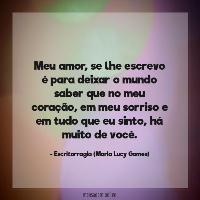 Meu amor