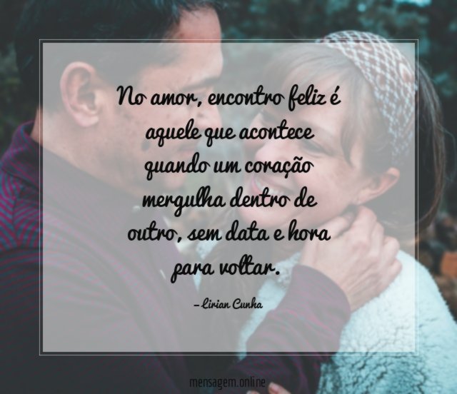 No amor