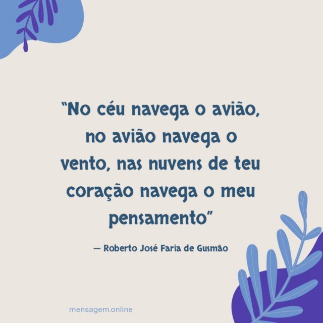 No céu navega o avião
