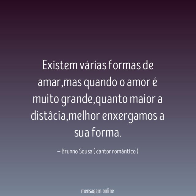 Existem várias formas de amar