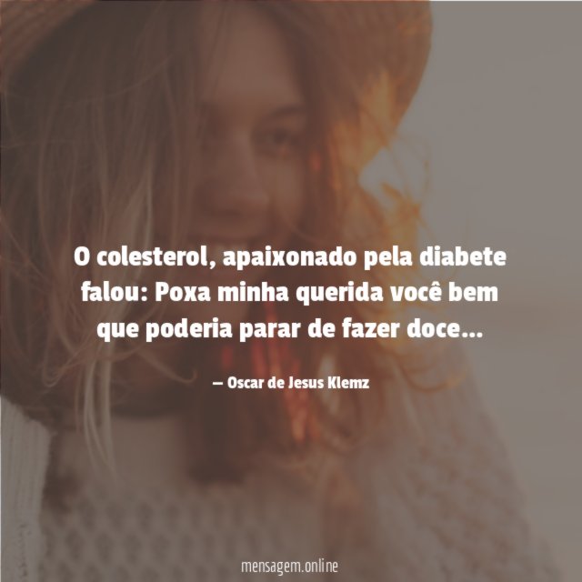 O colesterol