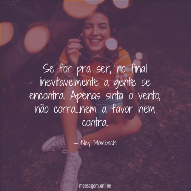 Se for pra ser