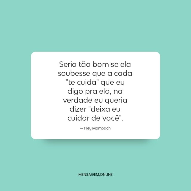 Seria tão bom se ela soubesse que a