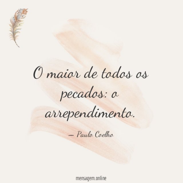 O maior de todos os pecados