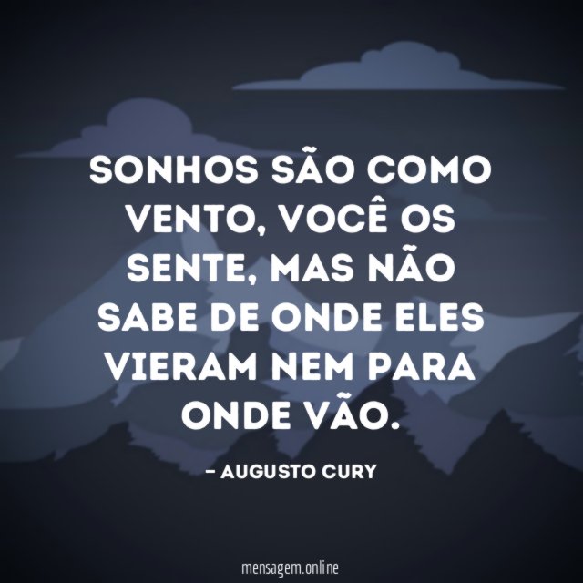 Sonhos são como vento