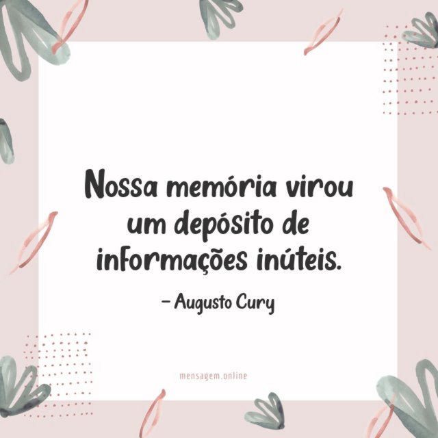 Nossa memória virou um depósito de informações inúteis