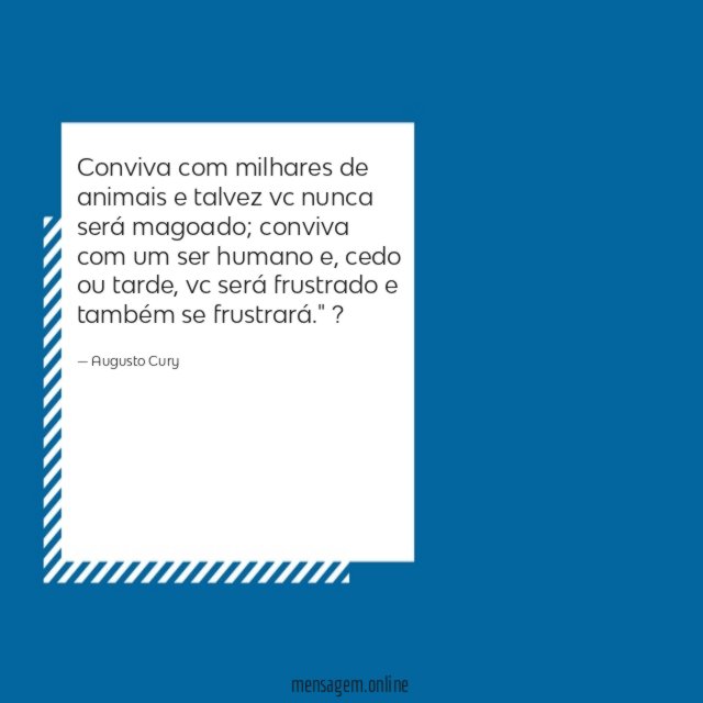 Conviva com milhares de animais e talvez vc nunca será magoado