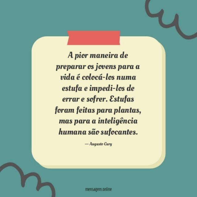 A pior maneira de preparar os jovens para