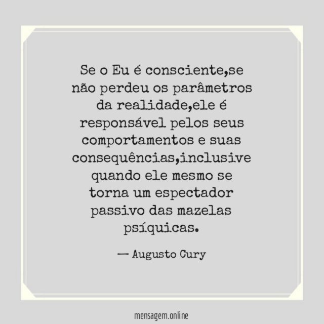 Se o Eu é consciente