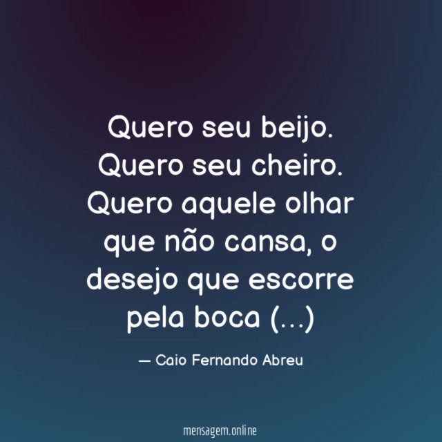 Quero seu beijo