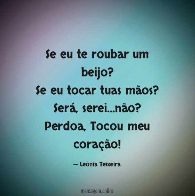 Se eu te roubar um beijo