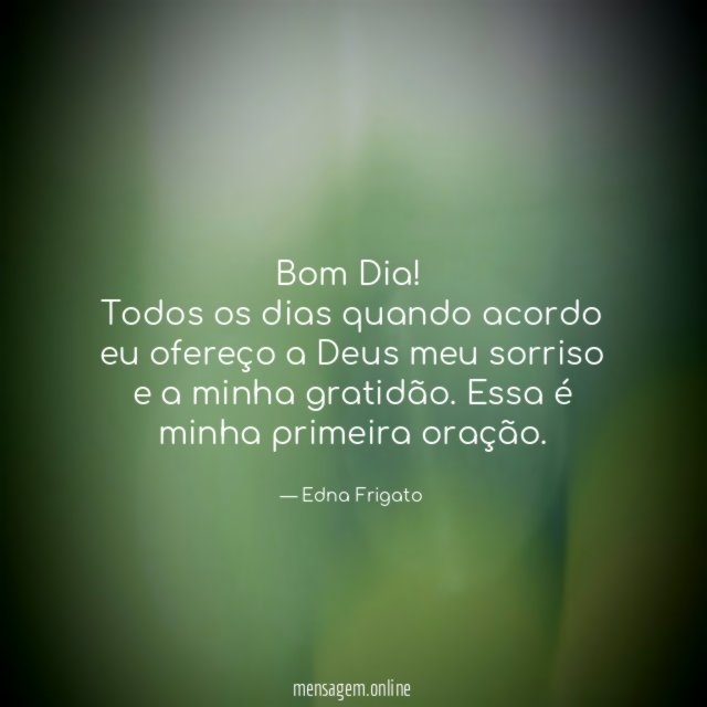 Bom Dia!