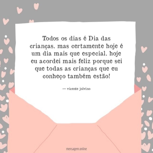 Todos os dias é Dia das crianças
