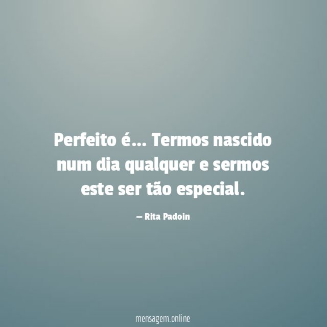 Perfeito é