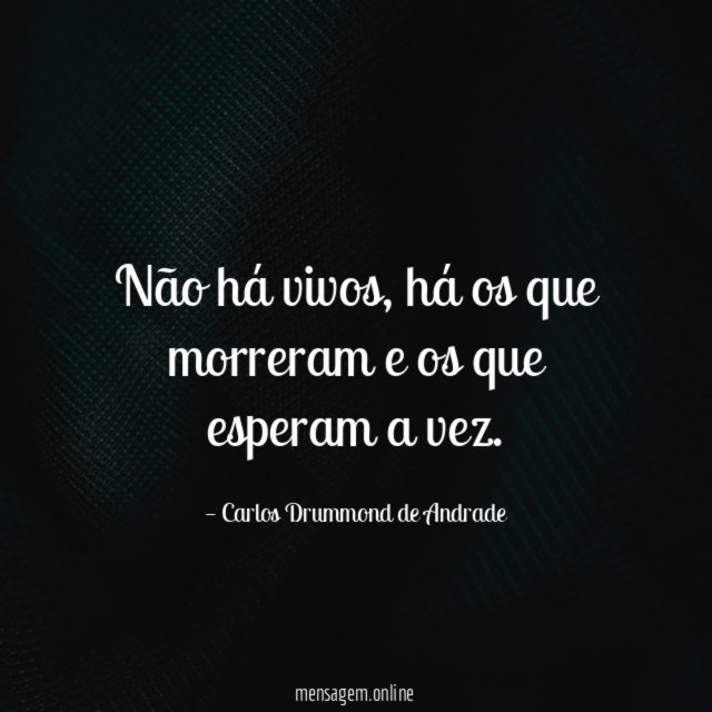 Não há vivos
