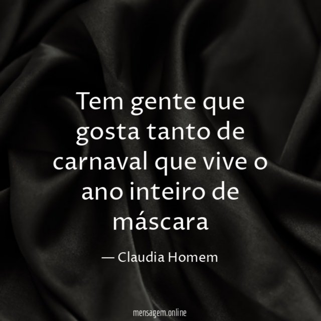 Tem gente que gosta tanto de carnaval que