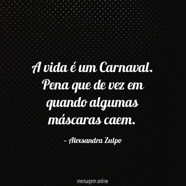 A vida é um Carnaval