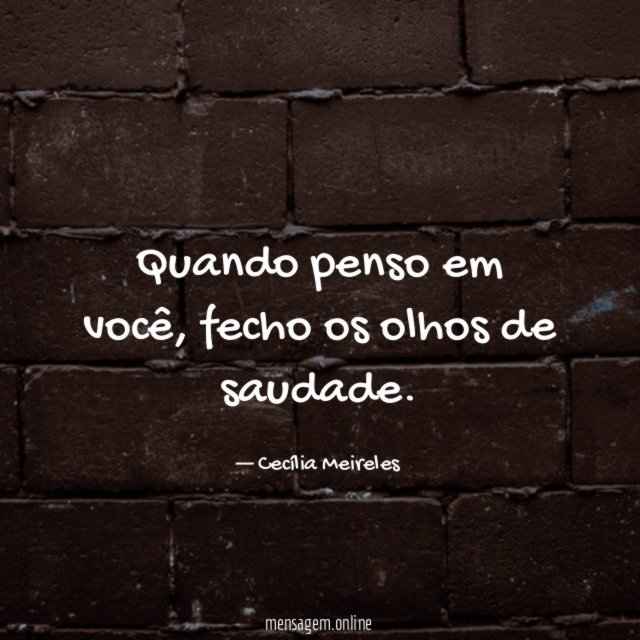 Quando penso em você