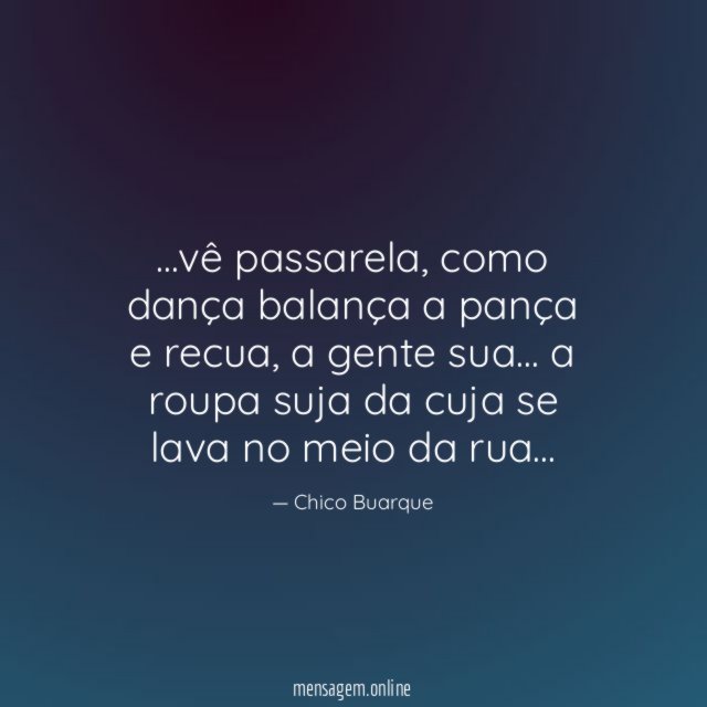 vê passarela