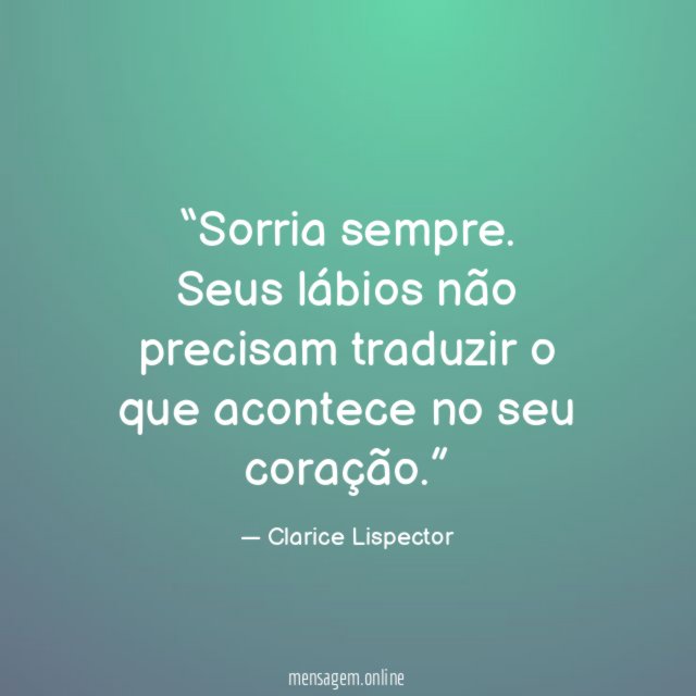 Sorria sempre