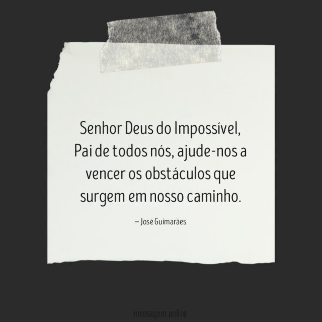 Senhor Deus do Impossível