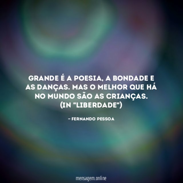 Grande é a poesia