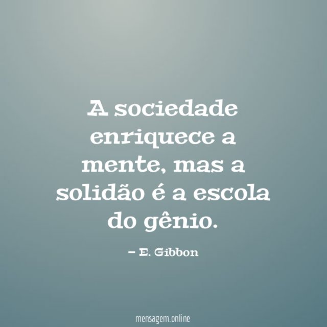 A sociedade enriquece a mente