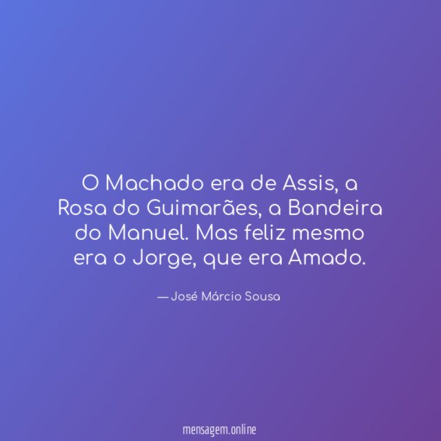 O Machado era de Assis