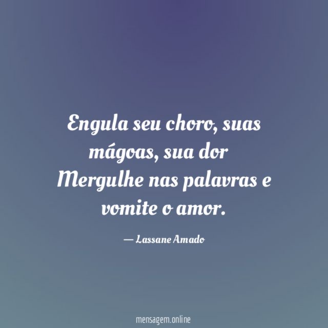 Engula seu choro