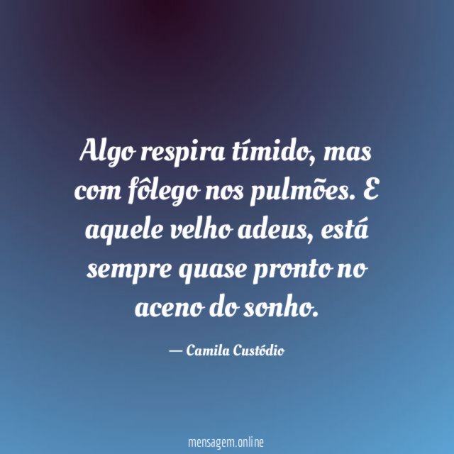 Algo respira tímido