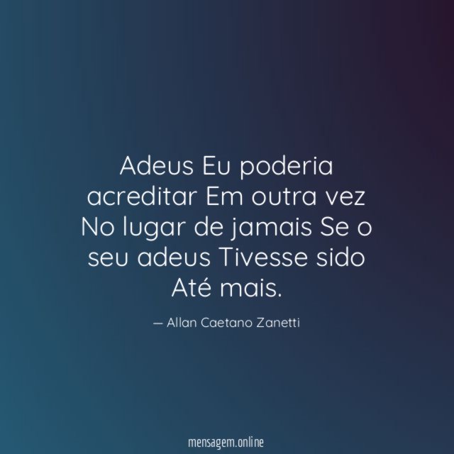 Adeus