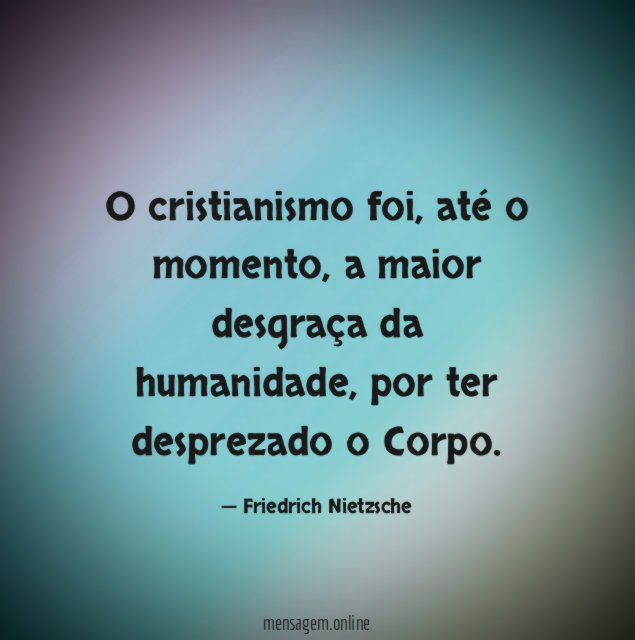 O cristianismo foi