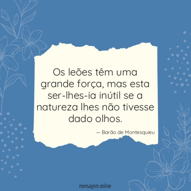 Os leões têm uma grande força