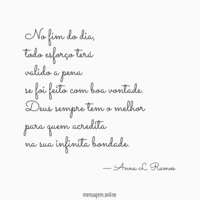 No fim do dia