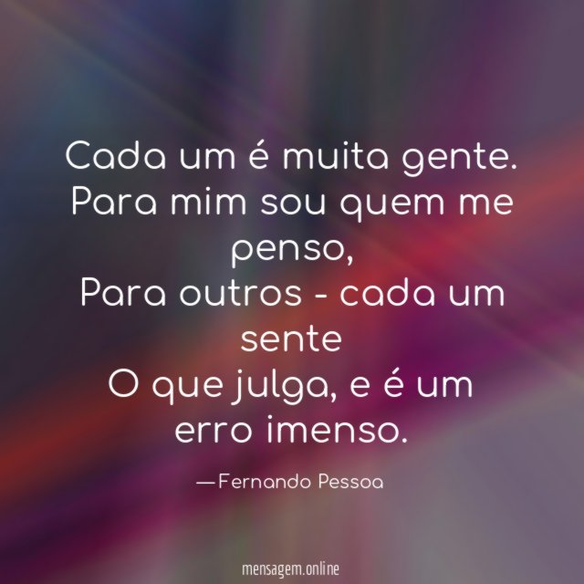 Cada um é muita gente