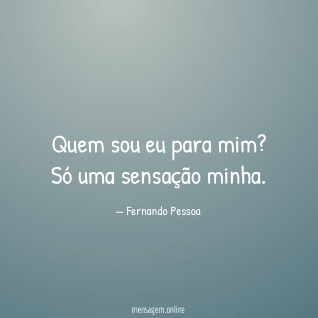 Quem sou eu para mim