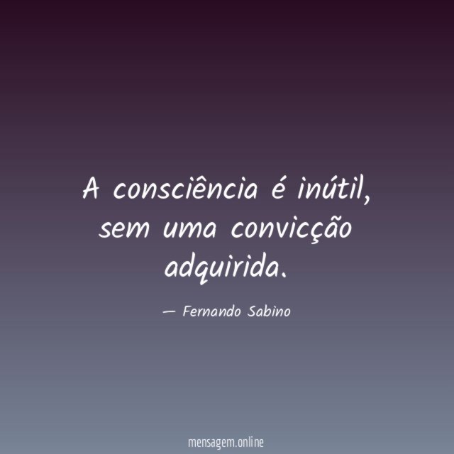 A consciência é inútil