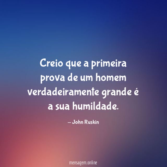 Creio que a primeira prova de um homem
