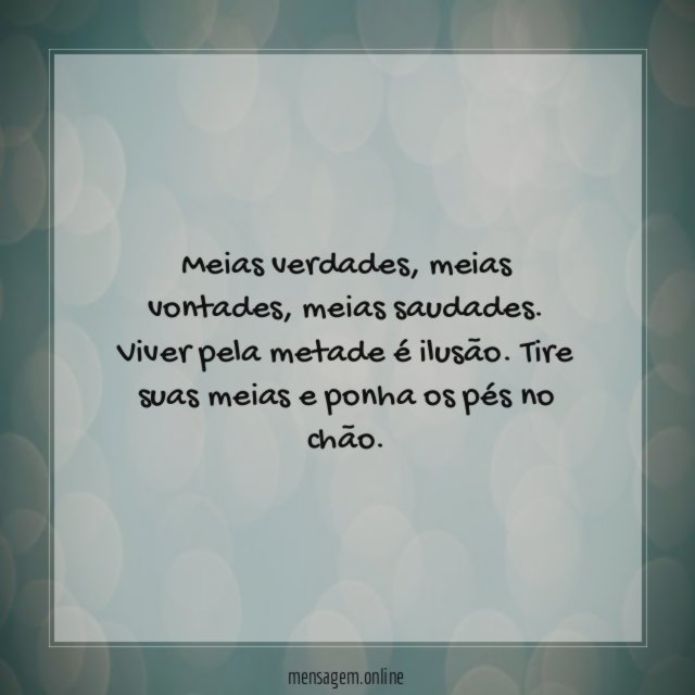 Meias verdades