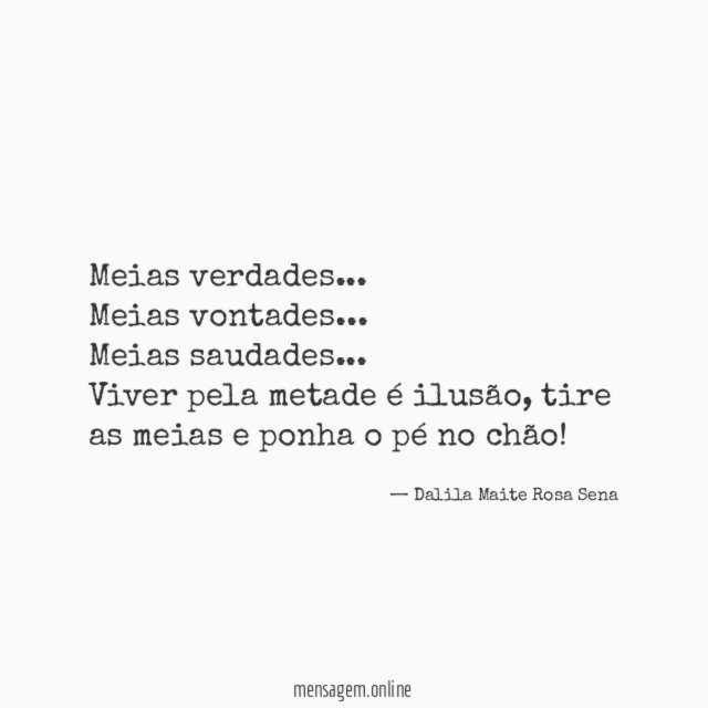 Meias verdades