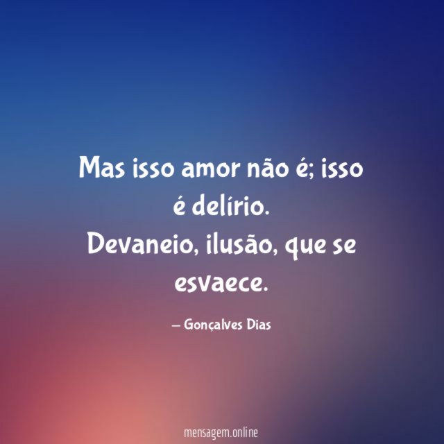 Mas isso amor não é