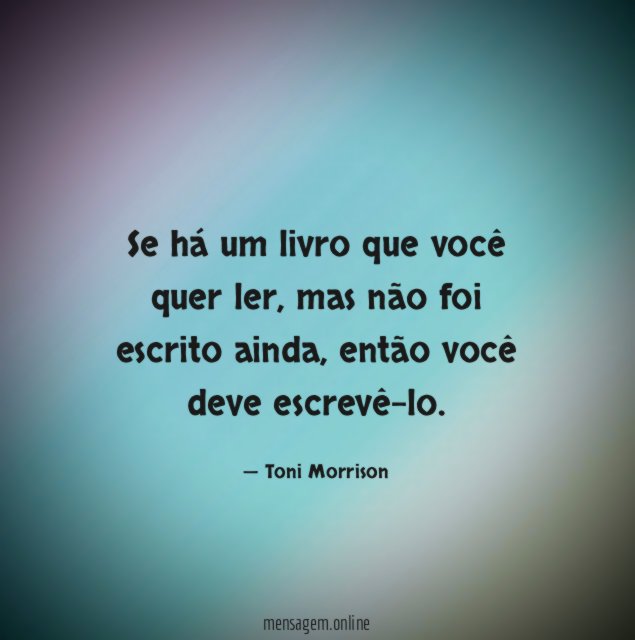 Se há um livro que você quer ler