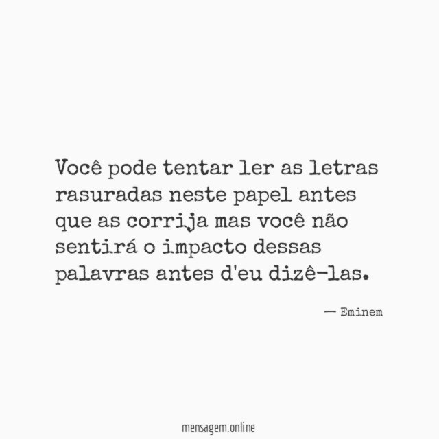Você pode tentar ler as letras rasuradas neste