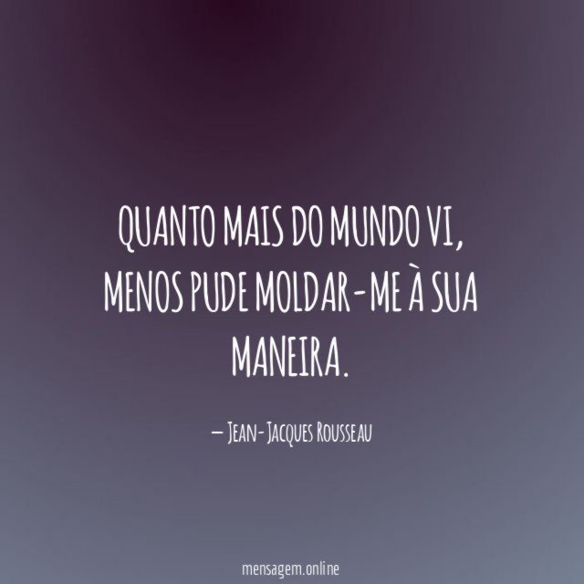 Quanto mais do mundo vi