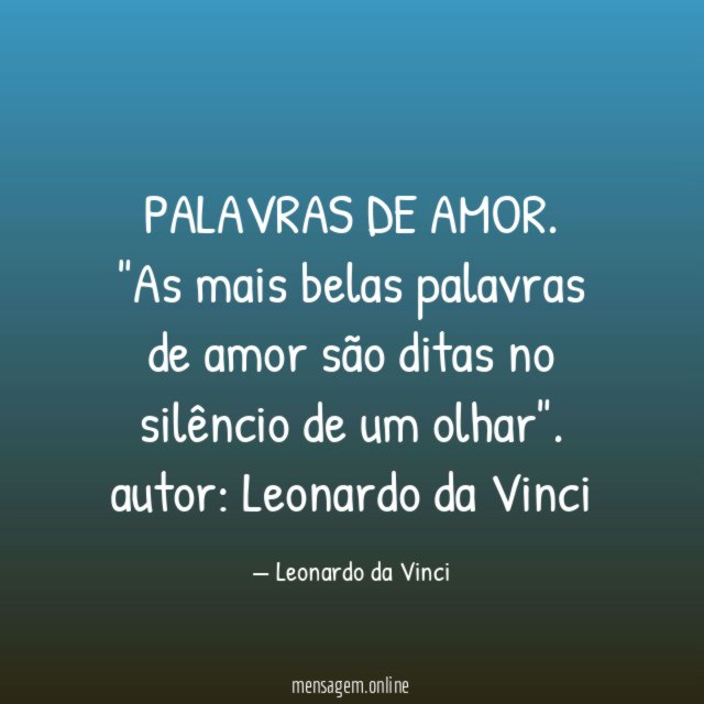 PALAVRAS DE AMOR