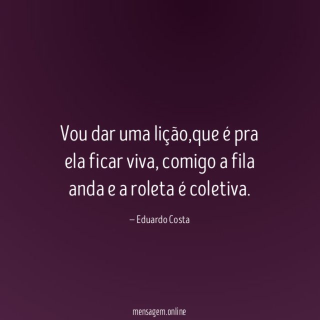 Vou dar uma lição