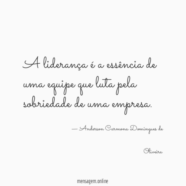 A liderança é a essência de uma equipe
