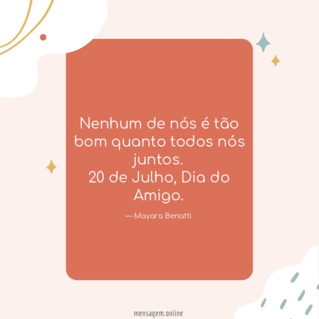Nenhum de nós é tão bom quanto todos nós juntos