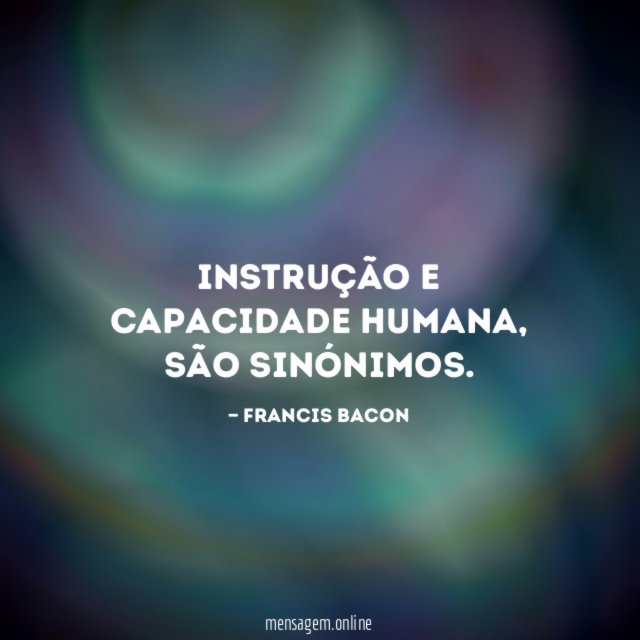 Instrução e capacidade humana